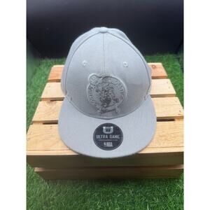 Boston Celtics Ultra Game NBA Snapback Hat-Gray Monochrome Embroidered